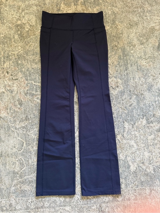 Athleta Pants - Athleta Navy Blue Bootcut Yoga Pants Size Medium 30” Inseam